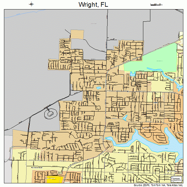 Wright, FL street map