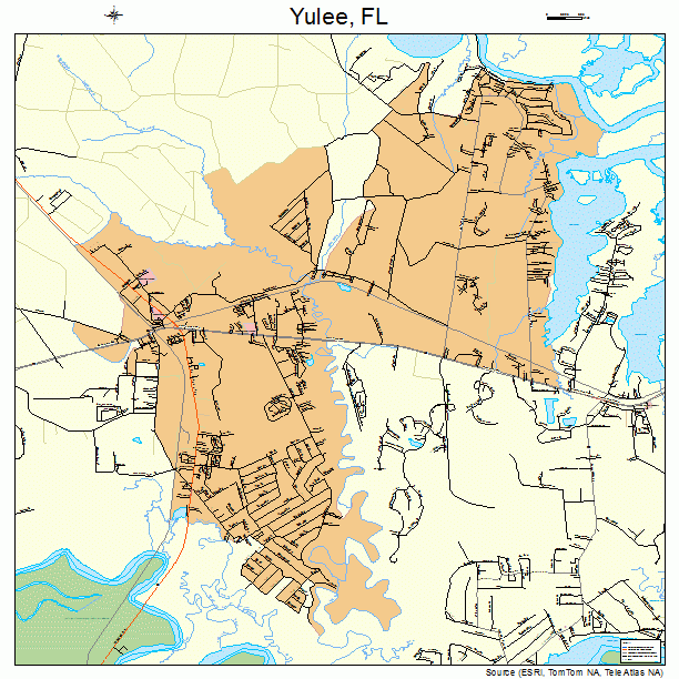 Yulee, FL street map