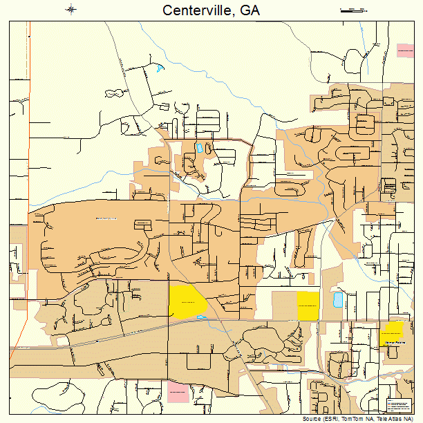 Centerville, GA street map