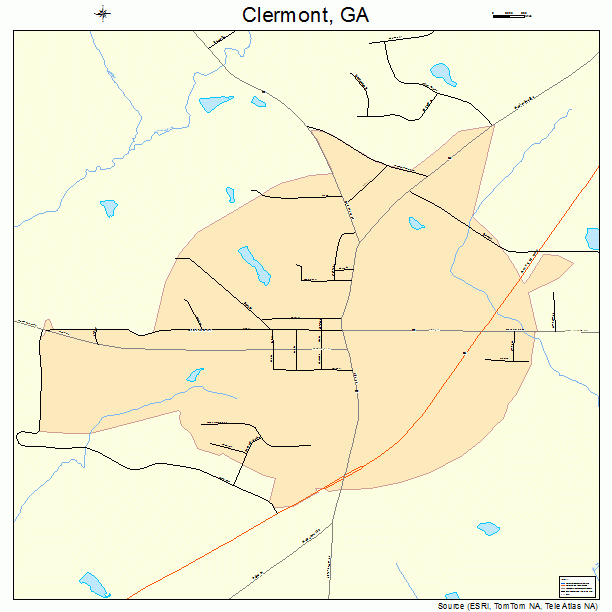 Clermont, GA street map