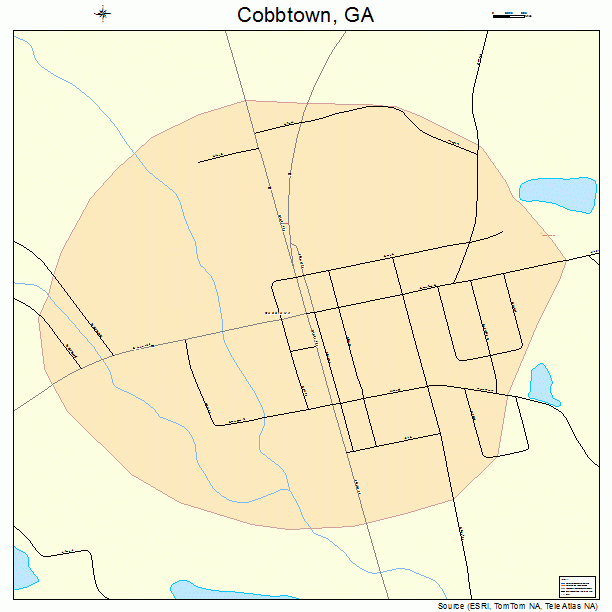 Cobbtown, GA street map