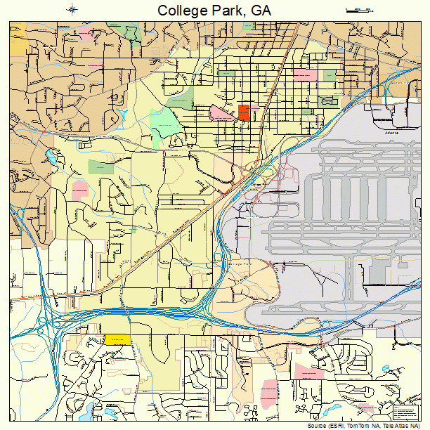 College Park, GA street map