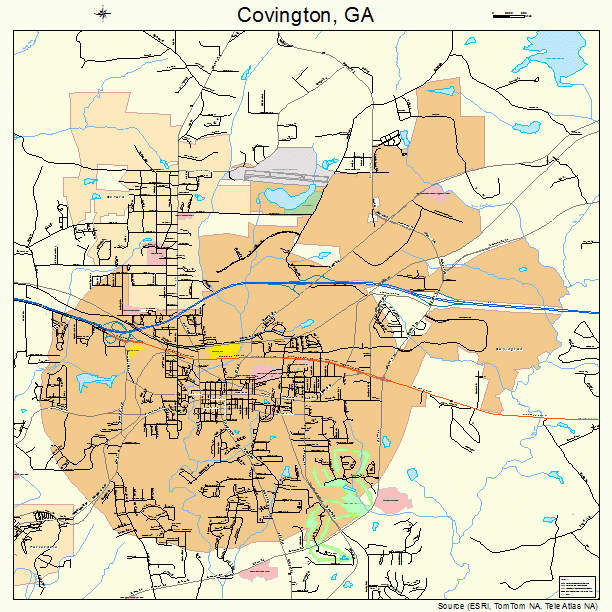 Covington, GA street map