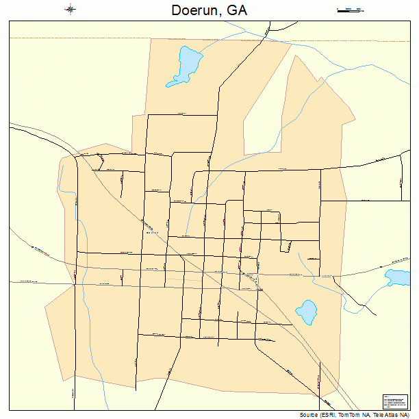 Doerun, GA street map