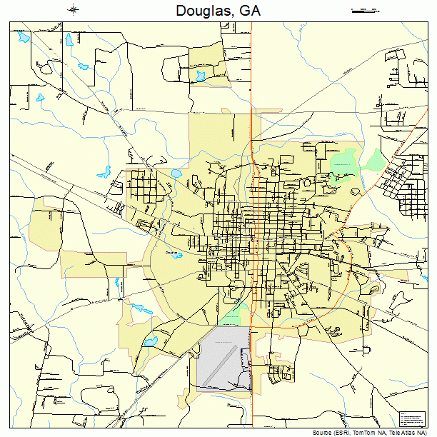 Douglas, GA street map