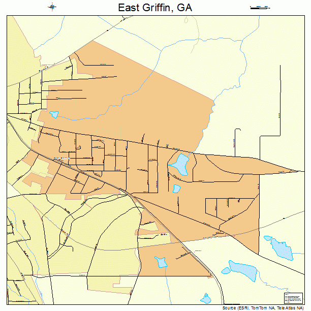 East Griffin, GA street map