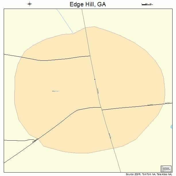 Edge Hill, GA street map