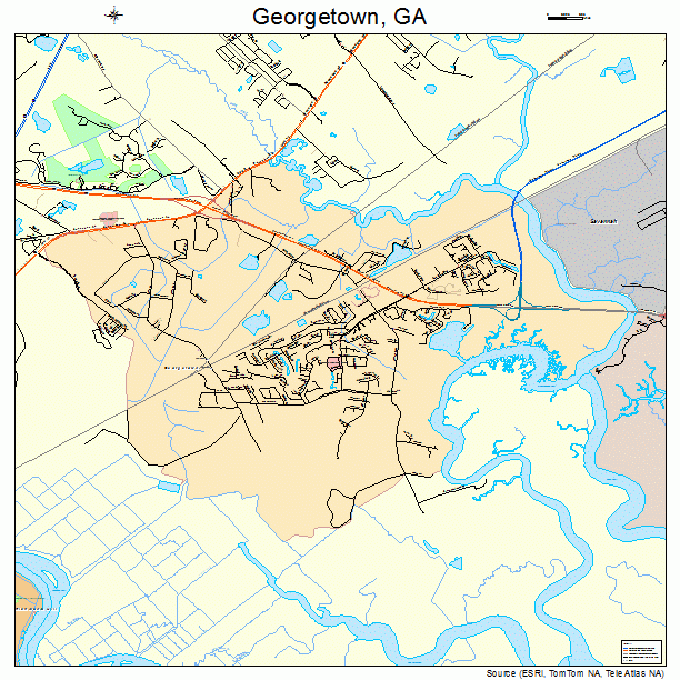 Georgetown, GA street map