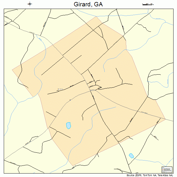 Girard, GA street map