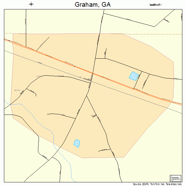 Graham, GA street map