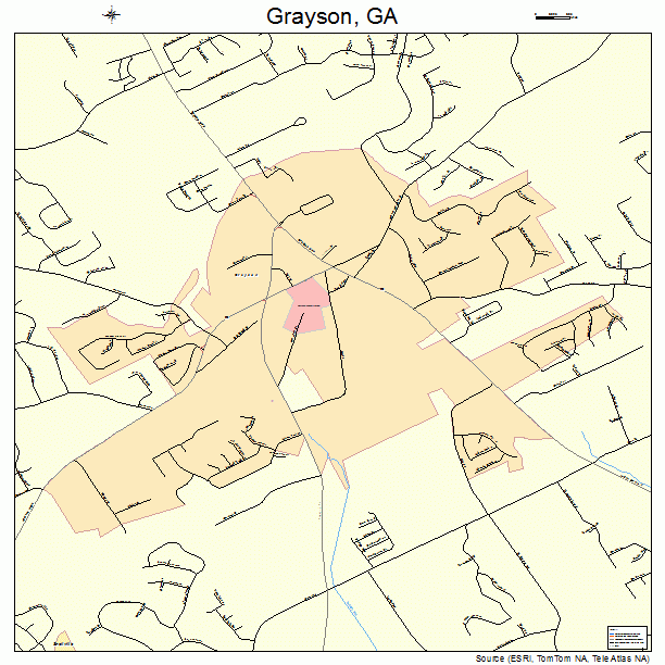 Grayson, GA street map