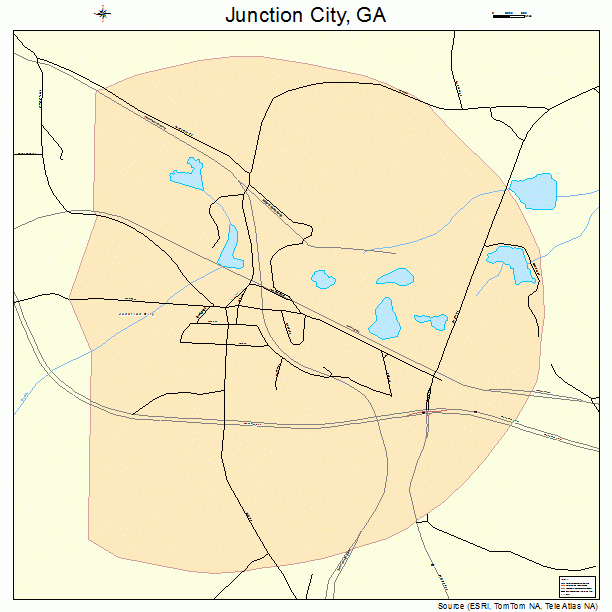 Junction City, GA street map