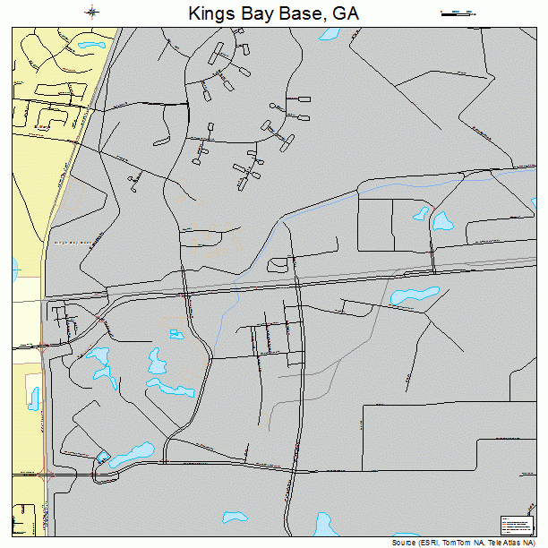 Kings Bay Base, GA street map