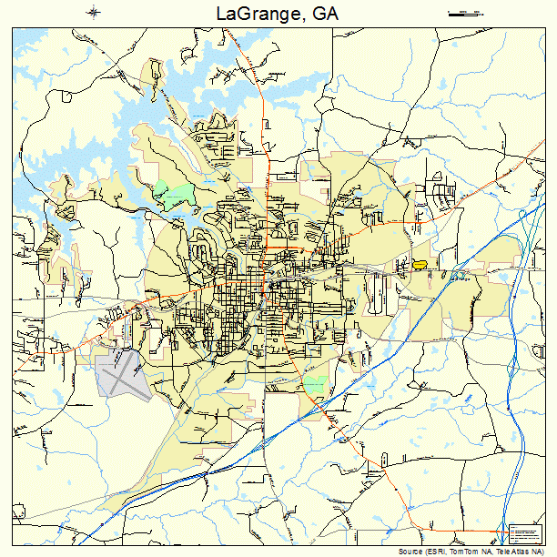 LaGrange, GA street map