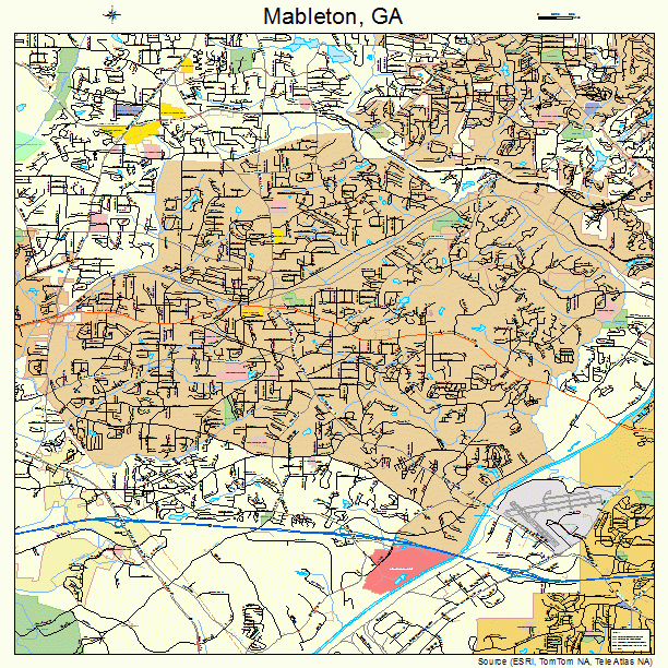 Mableton, GA street map
