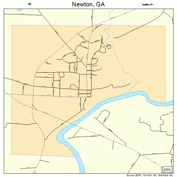 Newton, GA street map