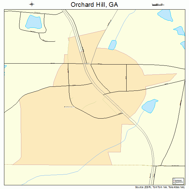 Orchard Hill, GA street map