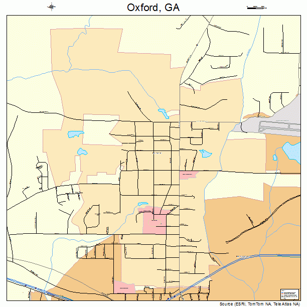 Oxford, GA street map