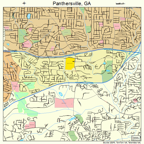 Panthersville, GA street map