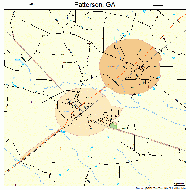 Patterson, GA street map