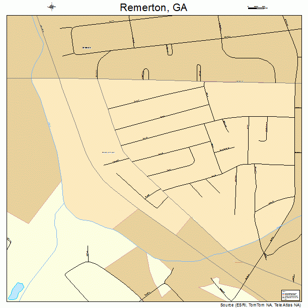 Remerton, GA street map
