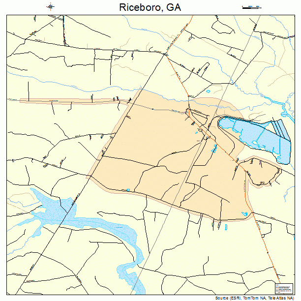 Riceboro, GA street map