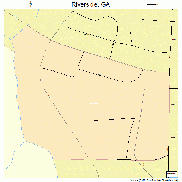 Riverside, GA street map