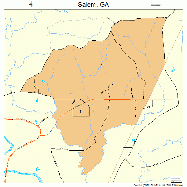 Salem, GA street map