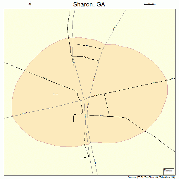 Sharon, GA street map