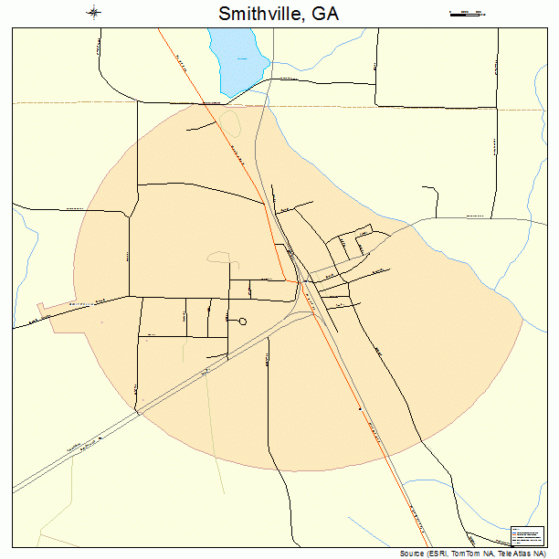 Smithville, GA street map