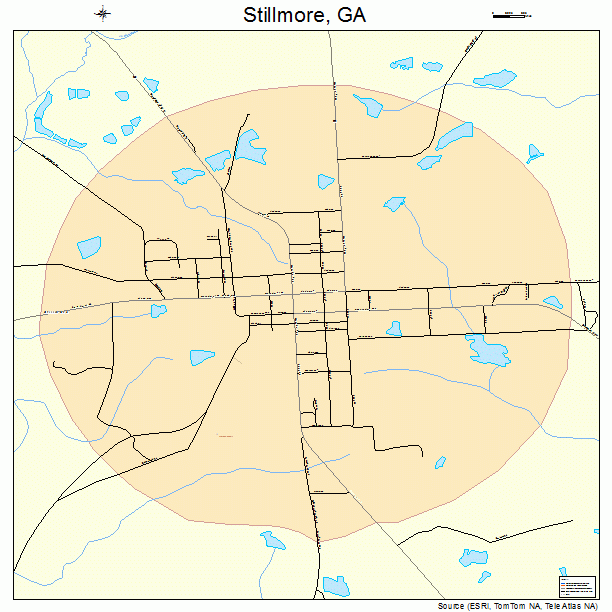 Stillmore, GA street map