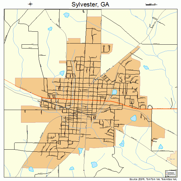 Sylvester, GA street map