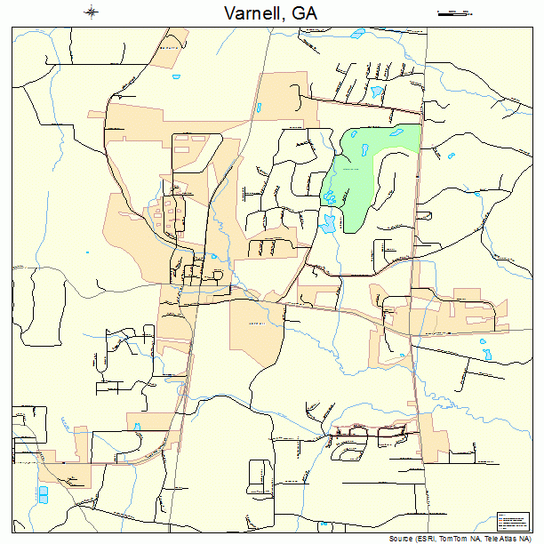 Varnell, GA street map