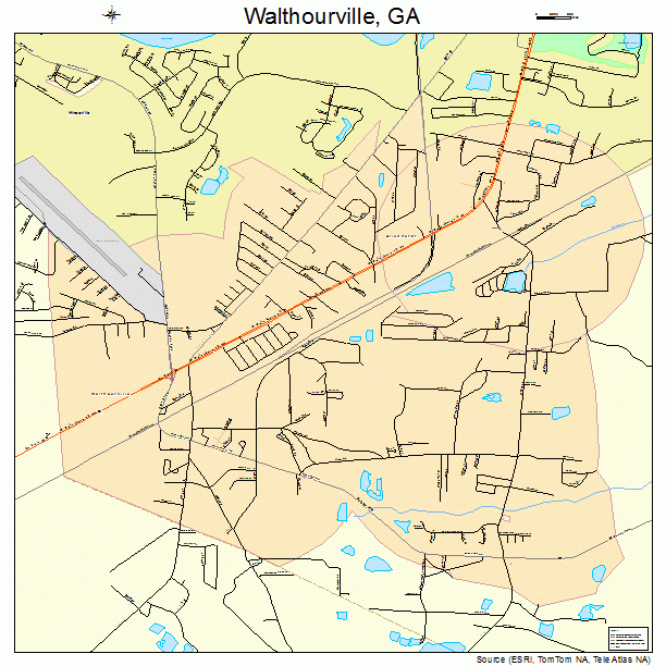 Walthourville, GA street map