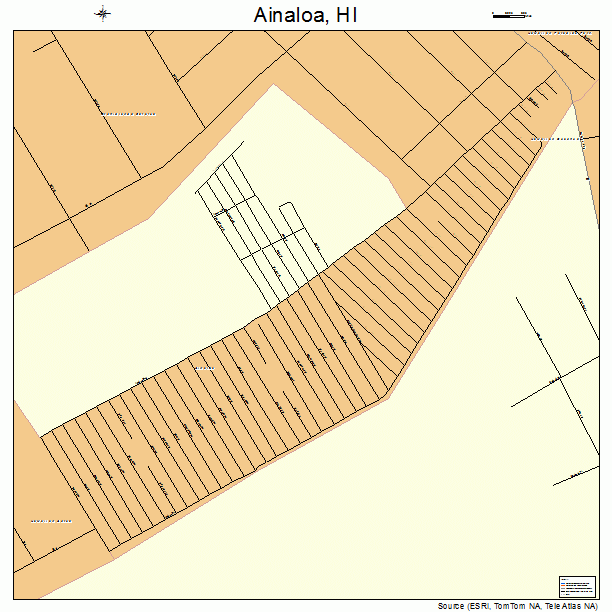 Ainaloa, HI street map