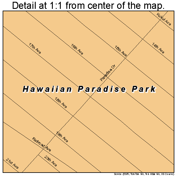 Map of the Park - Paradise Park