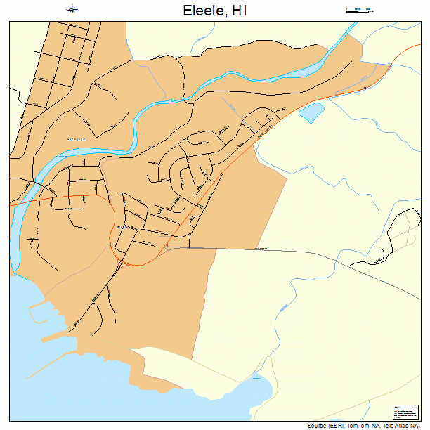 Eleele, HI street map