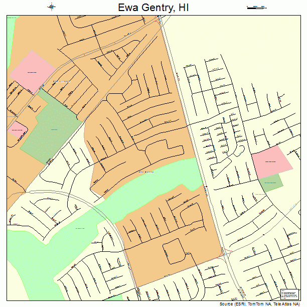 Ewa Gentry, HI street map