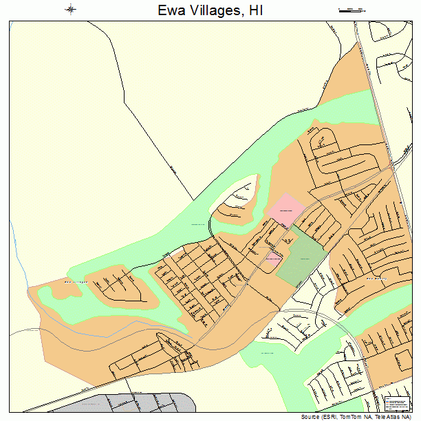 Ewa Villages, HI street map