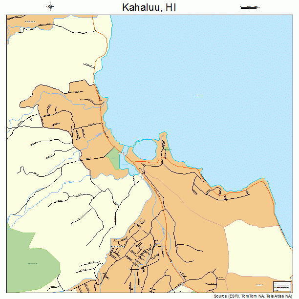 Kahaluu, HI street map