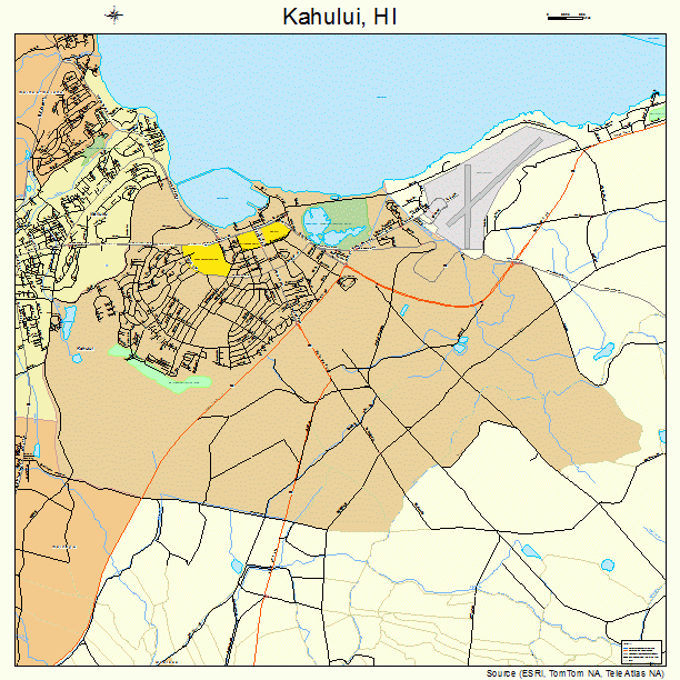 Kahului, HI street map