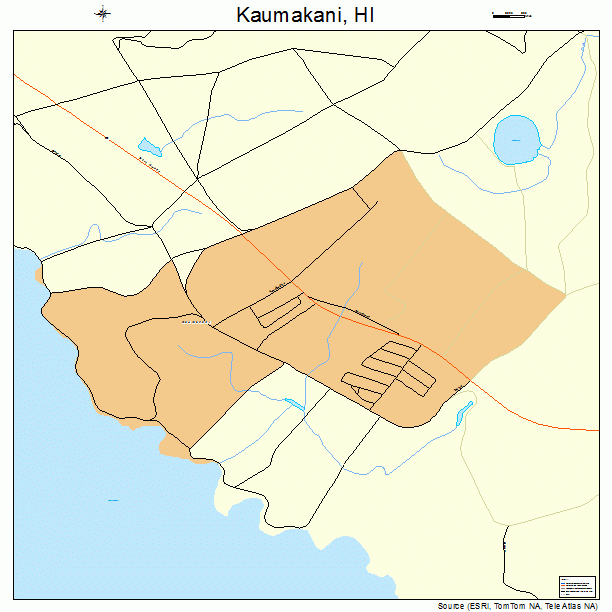 Kaumakani, HI street map