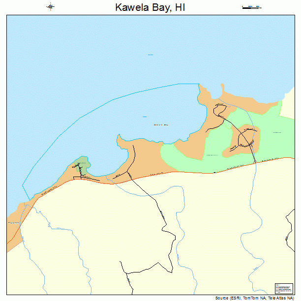 Kawela Bay, HI street map