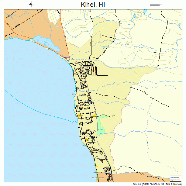 Kihei, HI street map