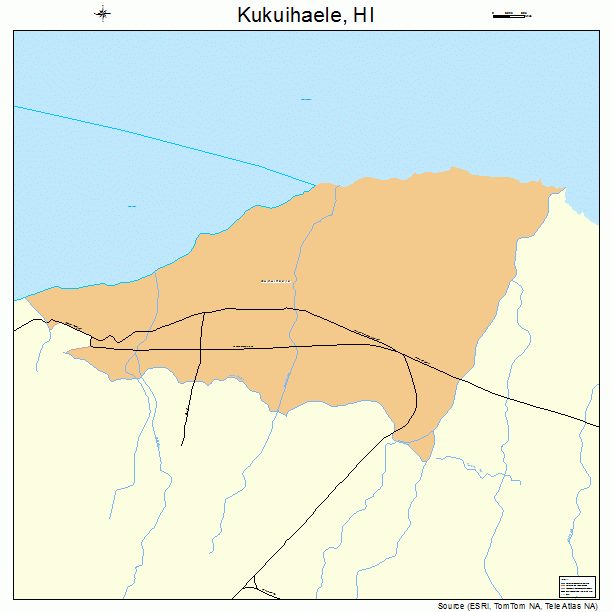 Kukuihaele, HI street map