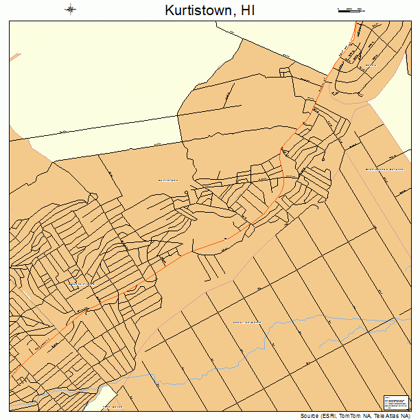 Kurtistown, HI street map