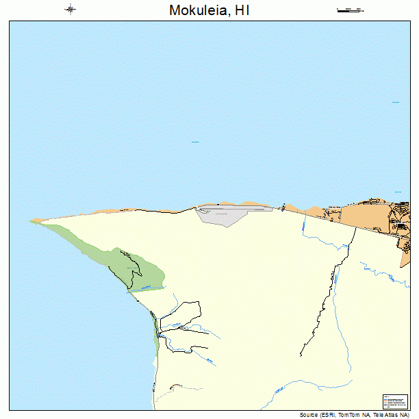 Mokuleia, HI street map