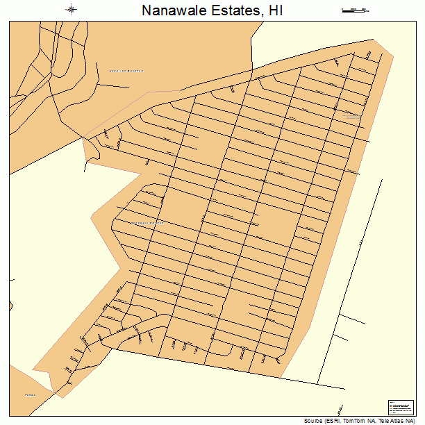 Nanawale Estates, HI street map