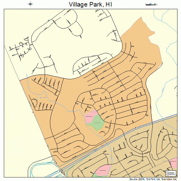 Village Park, HI street map