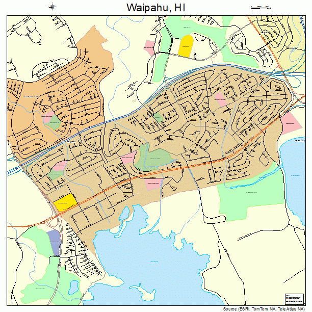 Waipahu, HI street map